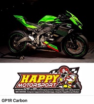 Knalpot racing merk Austin Racing ori UK Kawasaki ZX25R: GP1R carbon