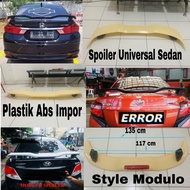spoiler universal sedan style modulo PLASTIK ABS IMPOR