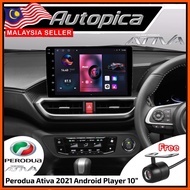 [8GB RAM] Perodua Ativa 2021 Octa 8 Core 10" IPS Screen Android Player 4G Sim CarPlay Waze Youtube A