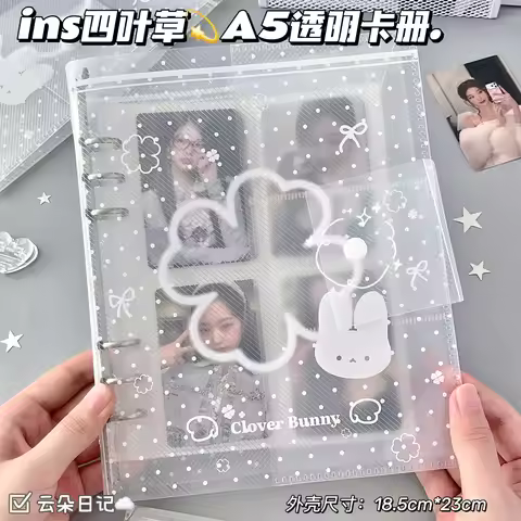 IMYY A5 Kpop Idol Photocard Holder PVC Photo Album Photo Card Binder Photocards Album for Photograph