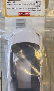 Kyosho 京商 Mini-Z Citroen DS3 WRC 2011 White Bodyset (AWD, MR-04, MR-03, MR-02, MA020, MA030 可用車殼）