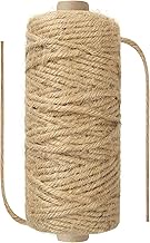 1/8 in (3 mm) X 164 Ft (50 Meters) Sisal Hemp Rope Twine for Home Decorating, Cat Scratcher Post Tre