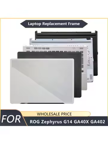 NEW For ROG Zephyrus G14 GA40X GA402 Black Laptop LCD Back Cover Palmrest Bottom Case