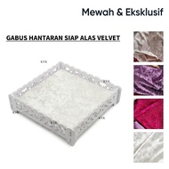 Gabus Hantaran Siap Balut Alas Velvet / Gabus Hantaran Royal Style Eksklusif Cantik