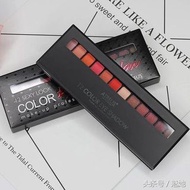 pony推薦ATREUS 12色眼影盤大地實用urban decay naked heat 平替 12 sexy look color eye shadow 