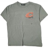 二手 WIND AND SEA x pen public 訂製圖案印花 T 卹，L 碼，灰色，短袖，logo，Takashi Kumagai。