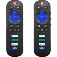 [2 Pack ] Replacement Remote Control for Roku TV, Compatible for TCL/Hisense Roku/Onn Roku/Sharp Rok