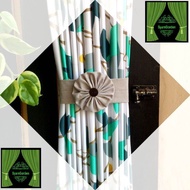 Gorden Import Mewah Tebal model Tali Ikat pita Kupu dan smokring 12 lubang