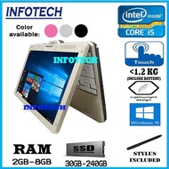 Fujitsu LifeBook T1 - 12.5  - Intel Core i5 2nd gen - 8 GB RAM - 240 GB SSD - Touch Screen with Styl