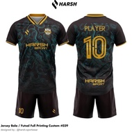 JERSEY BAJU FUTSAL / BOLA FULL PRINTING BISA CUSTOM DESIGN FREE NAMA