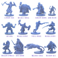 Dungeons and Dragons DND Running Team Board Game Model Elf Ranger Trister Elf Warrior Dwarf Reverend