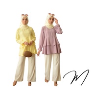 READYSTOCK NELY TOP CASUAL SELESA BERQUALITY DAN MURAH BAJU KURUNG TERKINI BLOUSE CANTIK PLAIN