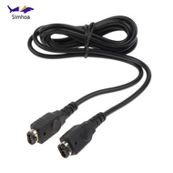 [Simhoa] 2 Player LINK CABLE (Black) - For Nintendo GameBoy Advance & GBA SP - 1.2m