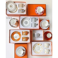 H Home Fashion Coffee Cup Set European Style Bone China Afternoon Tea Set Black Tea Cup Coffee 2 Cup