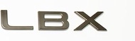 Grazio & Co. Lexus LBX Rear LBX Logo for AWD Cars BK Chrome