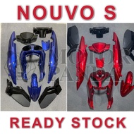 YAMAHA SCOOTER NOUVOS NOUVO S NOVOS NOVOS 115 COVER SET COVERSET CAVER KABER SET KAVER BLACK BLUE RE