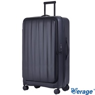 【Verage維麗杰 】 30吋前開式格林威治系列行李箱/旅行箱(黑)