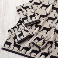 日本丸真│Anorak英倫設計款毛巾洗臉巾 麋鹿