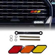 1pc TRD Grille Decor Badge, 3-Color Upgrade Emblem Decoration Accessories - Universal Compatible Wit