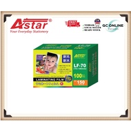Astar 70mmx100mm Laminating Film / Plastik Laminate / Laminate Film 150micron