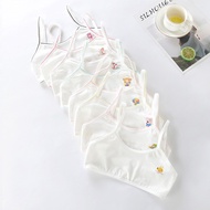 7-16 years old developmental children's cotton underwear suspender thin girl bra