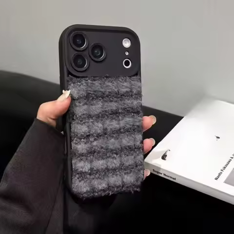 Warm Winter Plush Phone Case For Vivo iQOO Neo 11 10 10R Neo9 9S Neo8 Neo7 Neo6 Neo5 Neo3 Pro SE 5G 