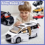 Alloy Kids Car Model Toy Truck Off-road Business Vehicle Pull Back Sound Light Open Door Gift 模型玩具