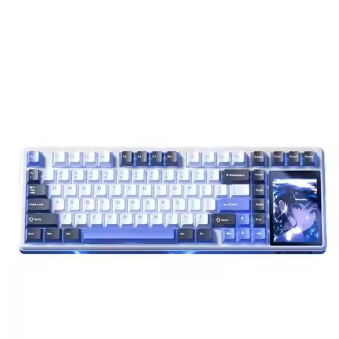 AULA L99 New Screen Display Gaming Keyboard Intelligent Screen Mechanical Keyboard 8000mAh 3 Mode Co