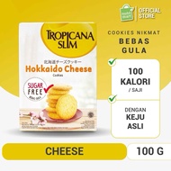 Tropicana Slim Hokkaido Cheese Cookies (5 Sch) - Low Calorie Diet Biscuit Snack Sugar Free 100 Calor