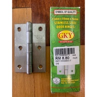 HOME CONCEPT > GKY STAINLESS STEEL DOOR HINGES 3" S/S