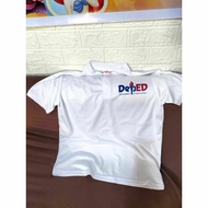 deped alternate  uniform matatag white polo shirt unisex