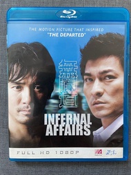 無間道 Infernal Affairs Bluray 藍光 劉德華 梁朝偉  黃秋生 鄭秀文 陳慧琳 劉偉強 麥兆輝  Blu Ray Blue Ray Blueray BD DVD Not 4K 