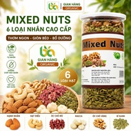 Bao An Healthy Mixed Nuts 6 Types 250g 500g - Premium Mixed Nuts Eat Clean Healthy Diet