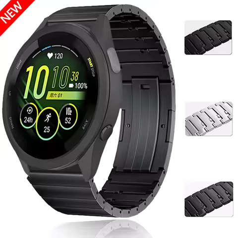 22mm Quick-release Titanium Strap for Garmin Forerunner 265 965 955 255 745 Stainless steel Watchban