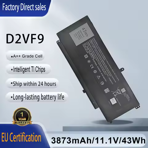 D2VF9 Laotop Battery For Dell Inspiron 15 7547 7548 0PXR51 PXR51 Series Vostro 14 5000 5459 14-5459D