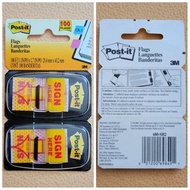[已售9 sets，尚有3 sets(s)] 3M Post-it "Sign Here" Flag Sticker (如圖示)