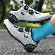 Ultra-Light Breathable New Style Road Bike Lock Shoes Hard-Soled Bike Shoes Large Size Mountain Bike
