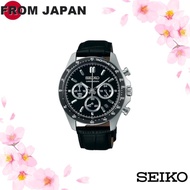Seiko Watch Seiko Selection Quartz Chronograph SBTR021 Men's Black from JAPAN