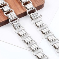 Diy diy Chain Bracelet Hand Necklace Stainless Steel Chain Titanium New Style Cool Three Ring Fashio