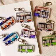 Single and Double Decker Bus keychains / Bus keychain / Unique keychain /SG♥️/ SBS / SMRT / NUS / NT