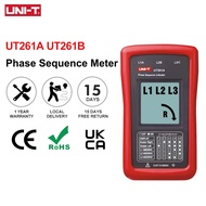 UNI-T Phase Sequence Meter UT261A UT261B Phase Missing Motor Rotation Indicator Phase Sequence Detec