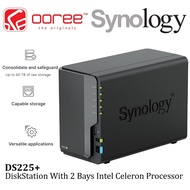 SYNOLOGY DS225+ NAS DISKSTATION 2-BAYS WITH CONSOLIDATE AND SAFEGUARD - DATA BACKUP HOME CLOUD STORA