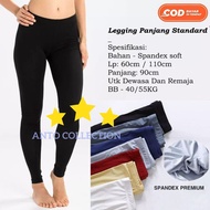Legging wanita bahan spandek premium hight quality Std & Jumbo