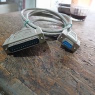 DB9 9 PIN FEMALE TO DB25 25 PIN MALE SERIAL CABLE