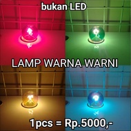 MERAH HIJAU 5 watt / w Chiyoda / Blue / Green / Red / Yellow / Clear Color Bulb