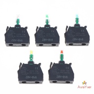 [AuraYuer] XB5 ZBV LED Lamp Indicator Light Module Push Button Switch 16mm Compact Size for Electric