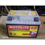 ♞motolite motorcycle  battery maintenance free 12V