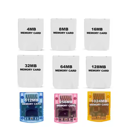Practical Memory Card For Wii for NGC for Gamecube Game Console 4MB/8MB/16MB//32MB//64MB//128MB//256