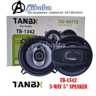 TB-1342 GERMANY DESIGN TANBX 5" 3-Way Coaxial Speaker Bass Car Speaker Tweeters Car Audio Speaker 35