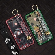 Cute cell phone case Phone Case For OPPO A7/A5s/AX5S/AX7 Taiwan phone pouch Lanyard Cartoon cell phone sleeve Kickstand